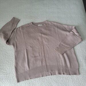 Universal Thread Oversized Pullover Sweater sz M Soft Brown Cozy Sweatshirt Cute